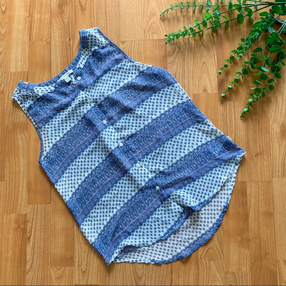 American Eagle Outfitters Paisley Striped Top